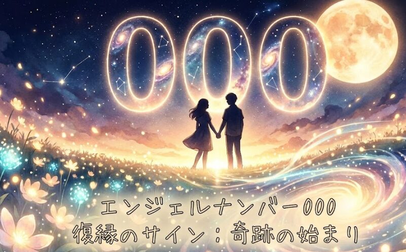 エンジェルナンバー000の復縁の意味