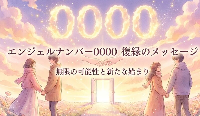 エンジェルナンバー0000の復縁の意味