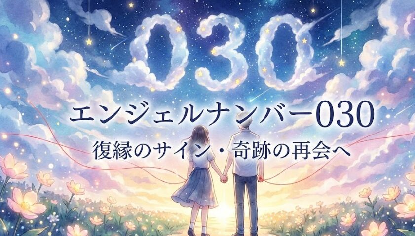 エンジェルナンバー030の復縁の意味
