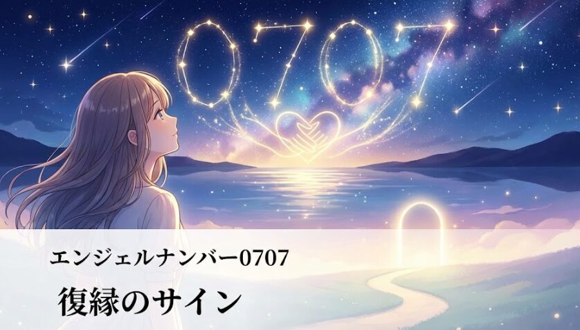 エンジェルナンバー0707の復縁の意味