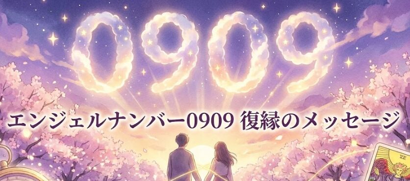 エンジェルナンバー0909の復縁の意味