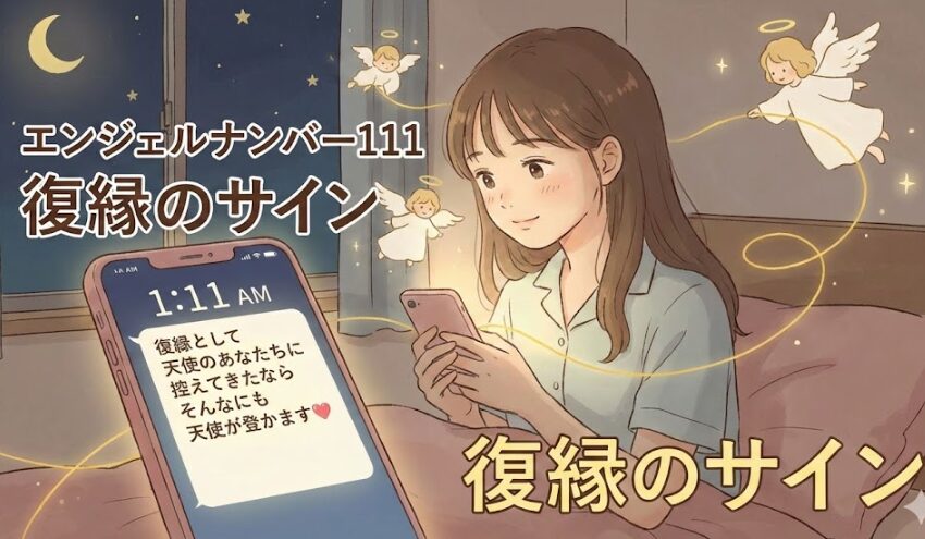 エンジェルナンバー111を夜中に見ることと復縁の関係