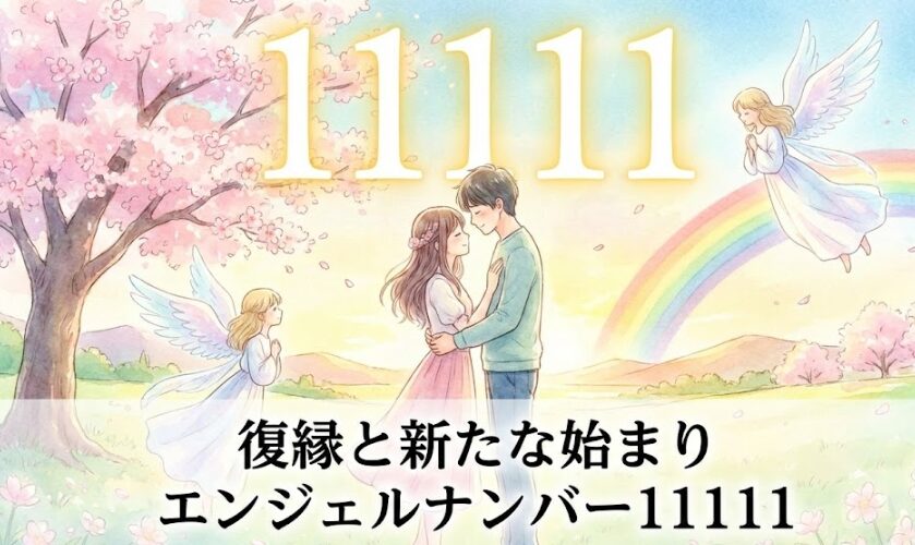 エンジェルナンバー11111の復縁の意味