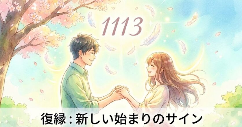 エンジェルナンバー1113の復縁の意味