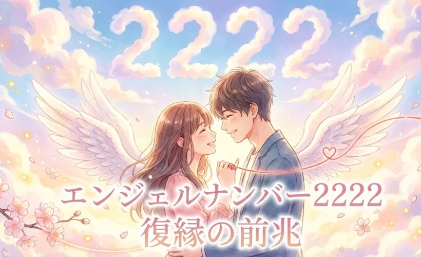 エンジェルナンバー2222の復縁の前兆の意味