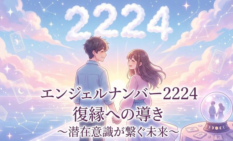エンジェルナンバー2224の復縁の意味