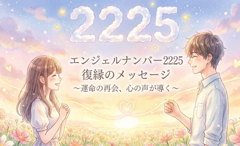 エンジェルナンバー2225の復縁の意味