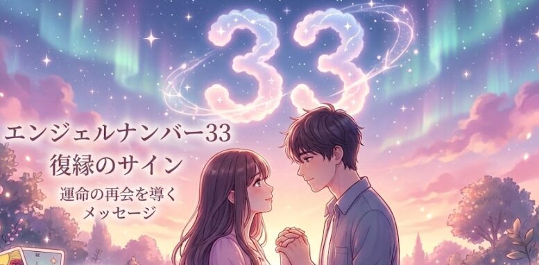 エンジェルナンバー33の復縁の意味