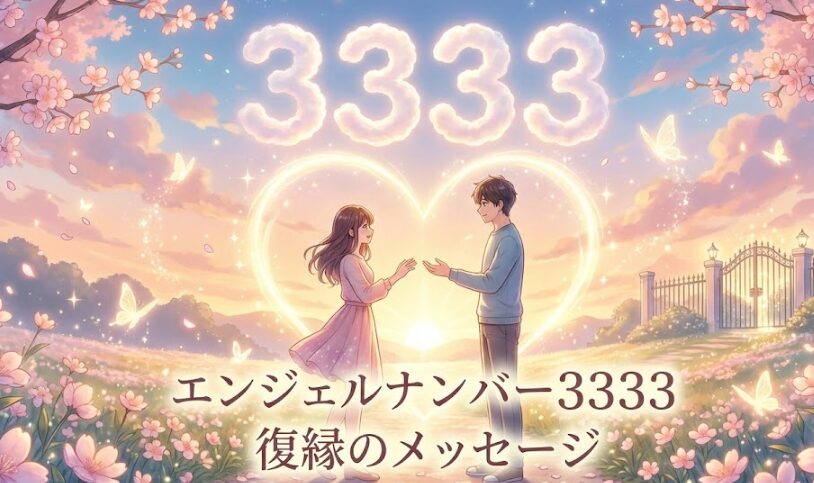 エンジェルナンバー3333の復縁の意味
