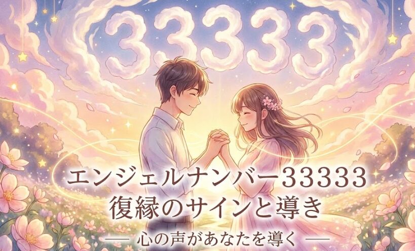エンジェルナンバー33333の復縁の意味