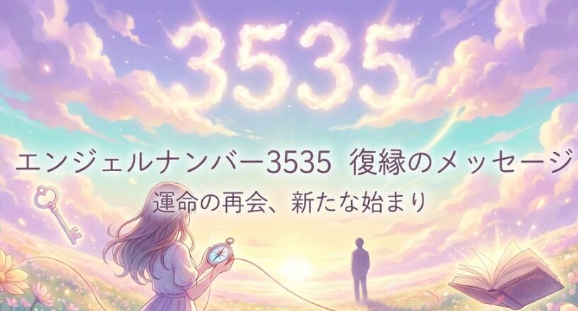 エンジェルナンバー3535の復縁の意味