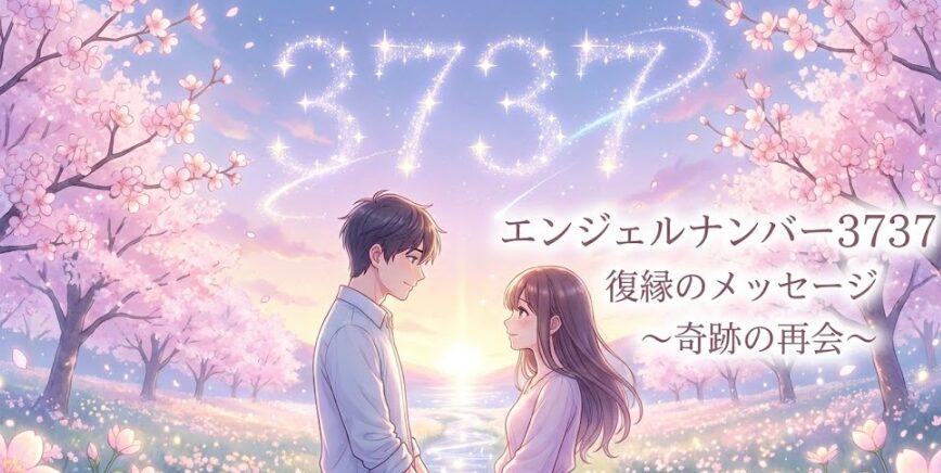 エンジェルナンバー3737の復縁の意味