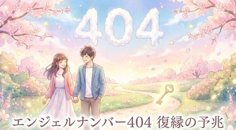 エンジェルナンバー404の復縁の意味