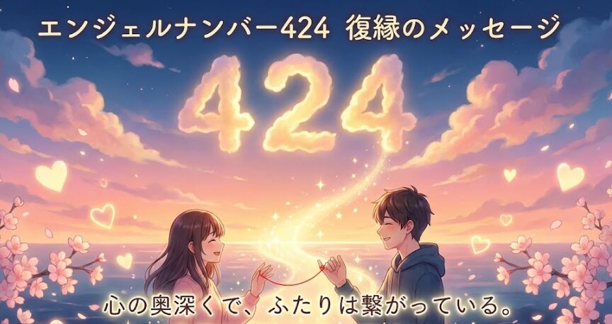 エンジェルナンバー424の復縁の意味