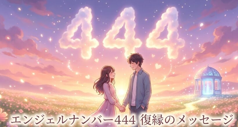 エンジェルナンバー444の復縁の意味