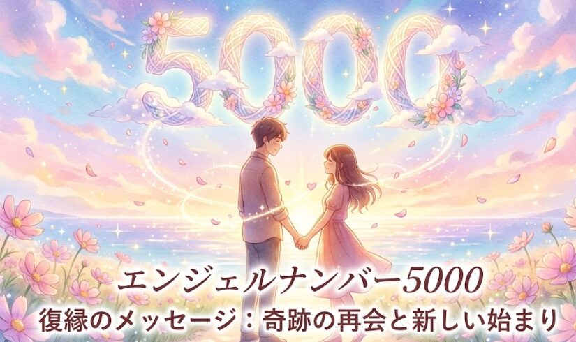 エンジェルナンバー5000の復縁の意味