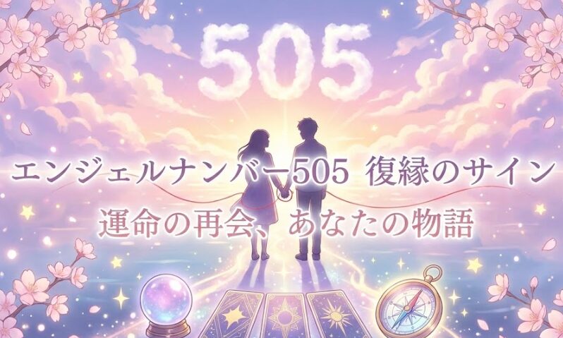 エンジェルナンバー505の復縁の意味