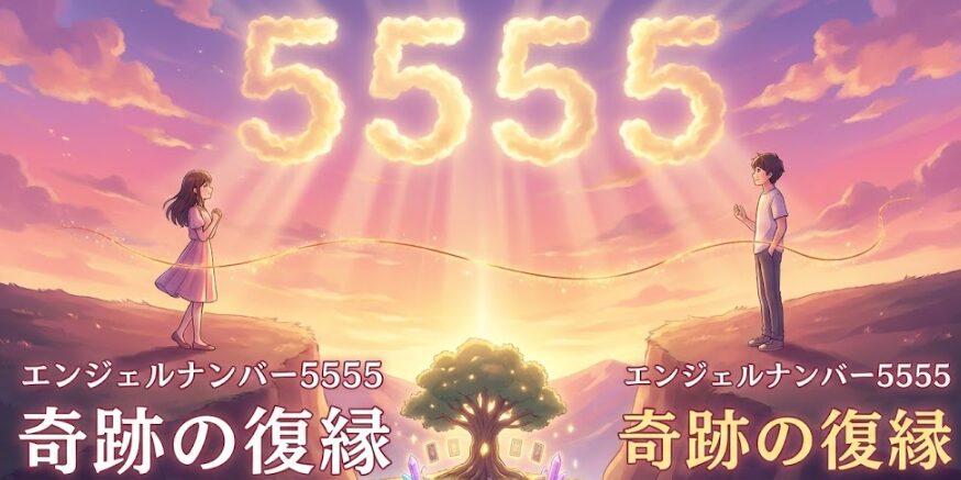 エンジェルナンバー5555の復縁の意味
