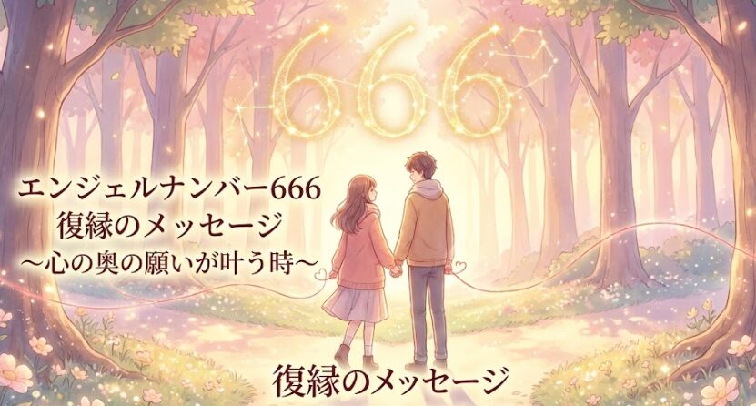 エンジェルナンバー666の復縁の意味