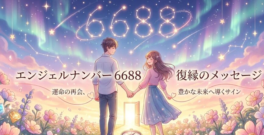 エンジェルナンバー6688の復縁の意味