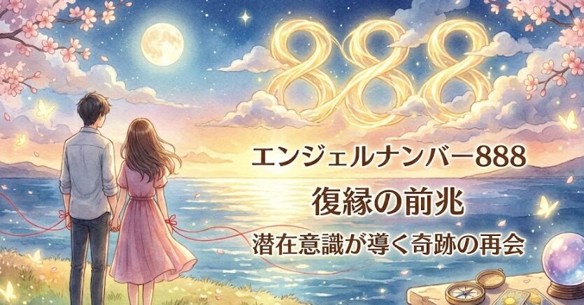 エンジェルナンバー888の復縁の前兆